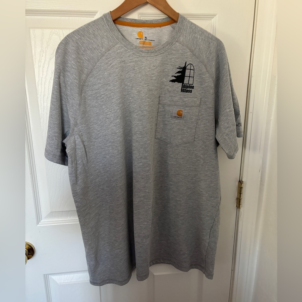 Carhartt Relaxed Fit Pocket T-Shirt With Alpine glass‎ logo